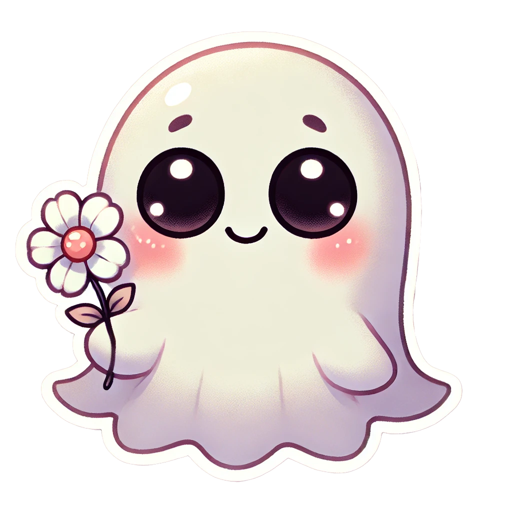 Flower Ghost Emote