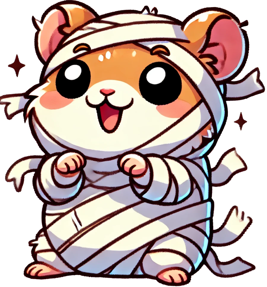 Cute Mumie Hamster Emote