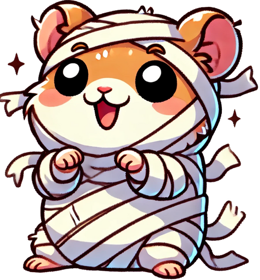 Cute Mumie Hamster Emote