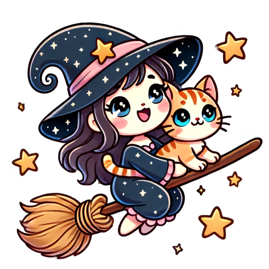 Cute little Witch Emote for Twitch